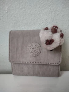 NWT Kipling Cece Wallet - Dynamic Silver Metallic - Imagen 1 de 14