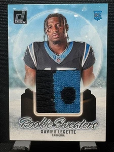 XAVIER LEGGETTE #RHS-XLE - 2024 DONRUSS - ROOKIE SWEATER PANTHERS RC - Bild 1 von 2