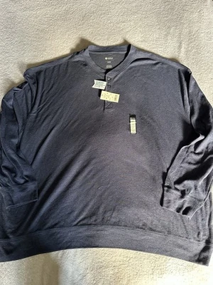 Men's Big And Tall 4x Long Sleeve Shirt, Haggar Brand, New With Tags - Image 1 of 4