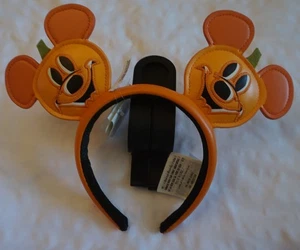 Disney Parks Mickey Kürbis Jack-o'-Laterne Halloween Ohr Stirnband Erwachsene Neu!! - Bild 1 von 4