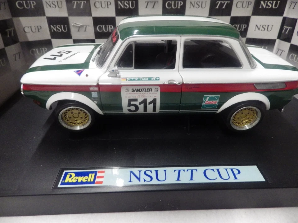 REVELL 1/18 NSU TT CUP N.511 RALLY L.E. 2500 PZ - Immagine 1 di 4