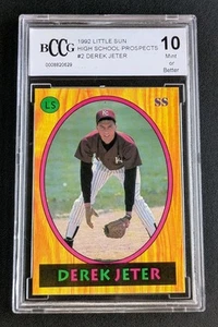 1992 Little Sun Derek Jeter #2 New York Yankees High School Prospects BCCG 10 - Bild 1 von 2