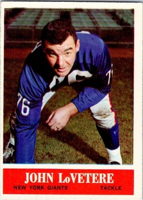 1964 Philadelphia #120 John LoVetere 003 EX-NM - Image 1 of 2