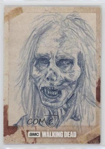 2018 The Walking Dead Season 8 Part 1 1/1 Phillip Trujillo Auto Sketch 1m1a - Picture 1 of 3