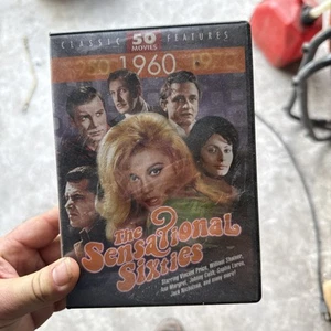 THE SENSATIONAL SIXTIES: 50 MOVIES (DVD, 2012, 12-Disc Set) ~ Over 70 Hours! ~ - Picture 1 of 2