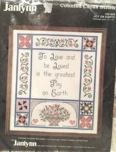 Neu Janlynn Hochzeit Braut Kreuzstich Kit 14" x 16" Joy Shower Geschenk 50-658 - Bild 1 von 5