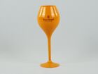 Veuve Clicquot Champagner Kunststoff Trendy Flute orange Glas Gläser 0824