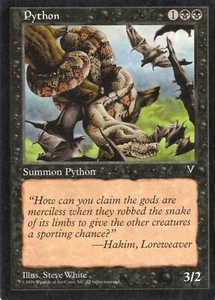 4X PYTHON VISIONS MTG MAGIC MP X4 (yourdeckbuilder) - Picture 1 of 1