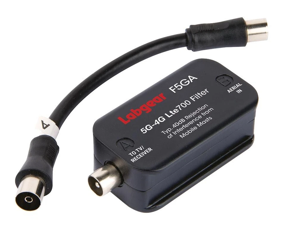 4G 5G Coaxial TV Filter – Protects TV Aerial Signal from 4G And 5G Interference - Image 1 of 1