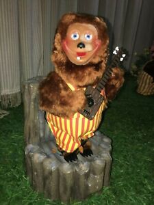 Billy Bob Animatronic Doll WITH Ceramic Stand * Rock-afire Explosion 