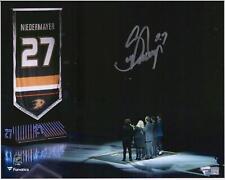 Scott Niedermayer Anaheim Ducks Autographed 8" x 10" Banner Raising Photograph