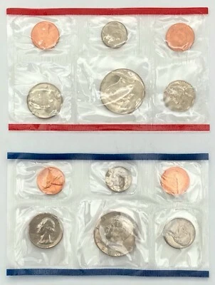 1986 P & D 10-Coin Uncirculated Mint Set - Image 1 of 4