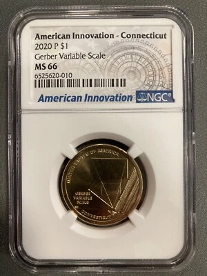 2020P American Innovations Connecticut - NGC MS 66 - Image 1 of 2