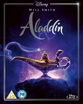 DISNEY ALADDIN LIVE ACTION 2019 Blu-ray Will Smith Guy Ritchie Movie New Film UK - Image 1 of 4