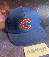 Vtg 90’s Chicago Cubs Snapback Hat Cap Mesh Back Annco Chicago Tribune Baseball