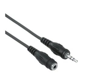 Cable audio extender 1x Mini JACK 3,5mm Male/Female 2,5m. HAMA - Zdjęcie 1 z 3
