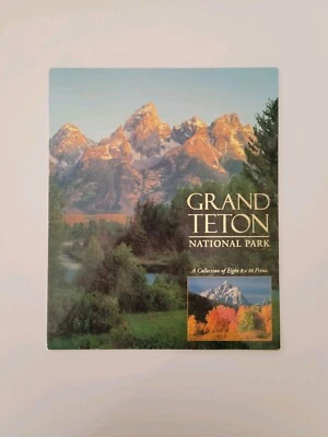 Lot of 8 GRAND TETON NATIONAL PARK with Snow Mountain & River Wall 8x10 Prints  - Image 1 of 3