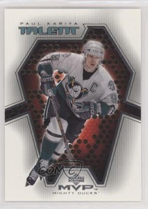 2001-02 Upper Deck MVP MVP Talent Paul Kariya #MT8 HOF