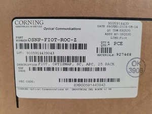 Case of 25 CORNING OptiTap OSNP-FIOT-ROC-Z Field Installable Connectors SC - Afbeelding 1 van 3