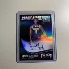 2018 Panini Threads Signatures Premium Jarred Vanderbilt #28 Rookie Auto RC