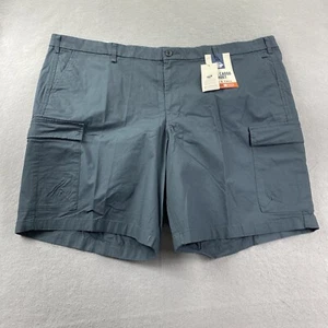 Dockers Shorts Mens 50 Blue Big Tall Tech Cargo Short Ripstop Smart 360 Wicking - Picture 1 of 11