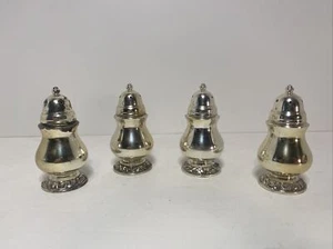 Vintage 1950er Oneida, Ltd #51 versilberter Salz- und Pfefferstreuer 4er Set - Bild 1 von 22