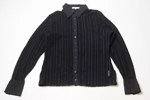 Camisa de manga larga Anne Fontaine Paris Atlas con botones de encaje para mujer talla 46 - Imagen 1 de 11