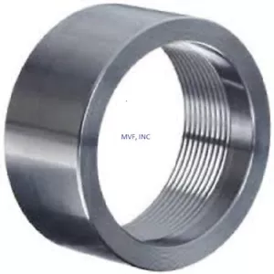 1-1/2" 3000# Threaded NPT Half Coupling Coupler A105 Forged Steel Bung FS090821 - Picture 1 of 5