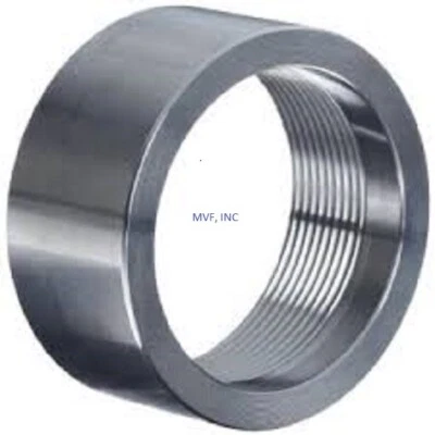 1/8" 3000# Threaded NPT Half Coupling Coupler A105 Forged Steel Bung FS090121 - Image 1 of 4