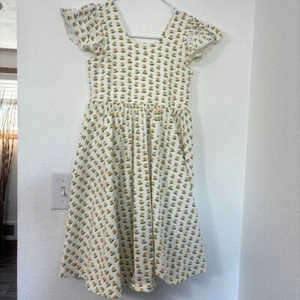 Alice + Ames Dress Floral Flutter Sleeves Dainty Print Size 10 - Picture 1 of 8