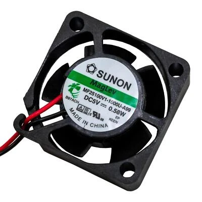 Lüfter 5V DC 0,53W 25x25x10mm 5,9m³/h 13000U/Min 5,9m³/h Sunon MF25100V11000UA99 - Bild 1 von 4