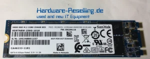 SanDisk X600 SSD WITH 2 2280 SATA 256GB SD9TN8W-256G-1016 CA46233-1181 - Afbeelding 1 van 1