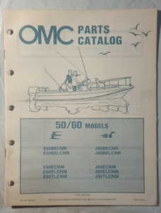 OMC BRP 392973 1982 "CN" 50/60 HP MODELS OUTBOARD PARTS CATALOG - Picture 1 of 2
