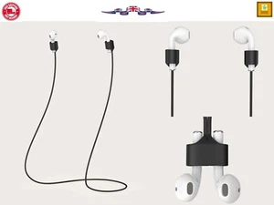 New Quality Anti-lost Soft Silicone Neck Strap Rope For Airpods Airpod Earphone - Picture 1 of 14