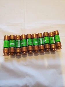 New 10 Pack - Cooper Bussmann FRN-R-1-1/4R 1.25Amp (1.25A) 250V Time-Delay Fuses - Picture 1 of 3