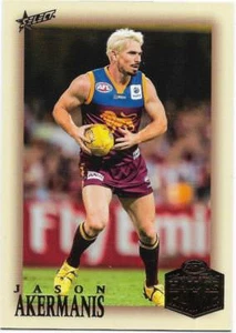 2018 Legacy Hall of Fame Limited Edition (HFLE236) Jason AKERMANIS Brisbane #596 - Picture 1 of 1
