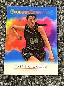 2021 Goodwin Champions Sabrina Ionescu Splash of Color 3-D Lenticulars