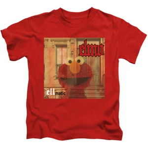 SESAME STREET ELLMATIC ELMO Toddler Kids Graphic Tee Shirt 2T 3T 4T 4 5-6 7 - Picture 1 of 3