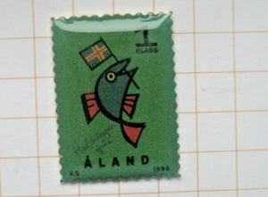 ALAND-FINLAND FAHNE / STAMP POST ............................. Pin (105c) - Bild 1 von 1