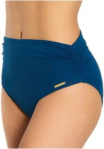 Vince Camuto 276798 solide wandelbare High-Waist Unterteil, Azure, LG - Bild 1 von 1