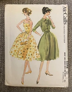McCalls Sewing Pattern 5248 Juniors 15 Camisole Dress Jacket - Picture 1 of 3