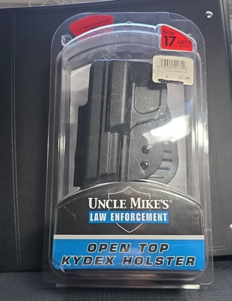 Uncle Mike's Law Enforcement Open Top Kydex Holster: 5417-2, Size 17, Left Hand - Image 1 of 4