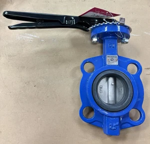 2-1/2" Wafer Butterfly Valve, Stainless Steel 304 Disc, Buna-N Seat 200 WOG - Picture 1 of 1