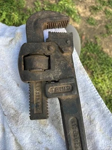 Vintage Antique Trimo 24” Pipe Wrench USA 3-5-1918 - Picture 1 of 15