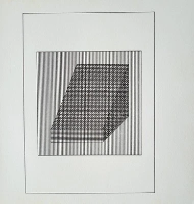 Сол Левитт Оригинальный Шелкография / Шелкография XI из фильма "Ficciones" 1984 с доком - Изображение 1 из 4