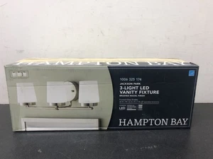 Hampton Bay SMA030EKTDG18D Jackson Park 22" 3-Light LED Vanity Light with Froste - Picture 1 of 2