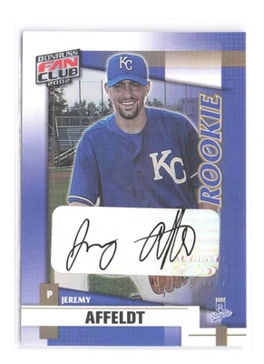 2002 Donruss Fan Club Jeremy Affeldt AUTO Rookie Autograph 226 RC Royals - Image 1 of 2