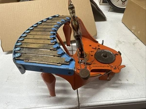 Antikes Blech-Litho-Aufziehspielzeug Vielfraß Ziloton Musical mechanische Reparatur um 1930 - Bild 1 von 9