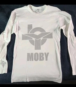 Camiseta Moby Vintage RAVE Electronica Dj Talla Mujer XL Deadstock Años 90 - Imagen 1 de 6