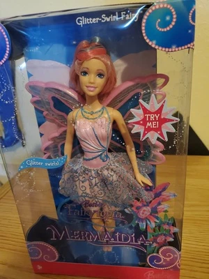 Muñeca Mattel Barbie Fairytopia Mermaidia Brillo Remolino NUEVA Foto 1 de 4